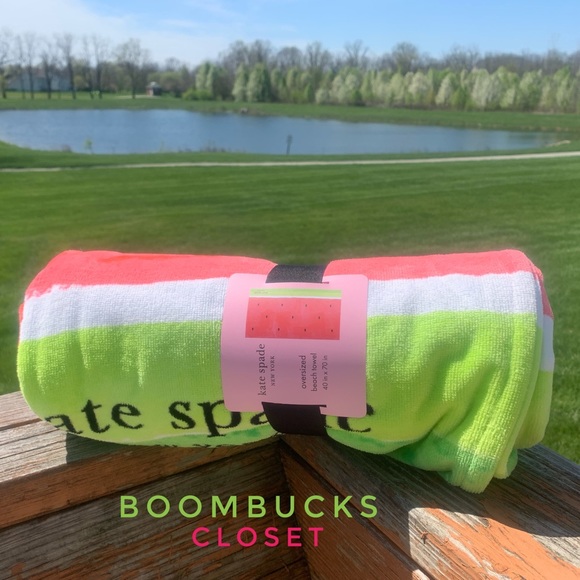 kate spade Other - Kate Spade Oversized Beach Towel Watermelon Print